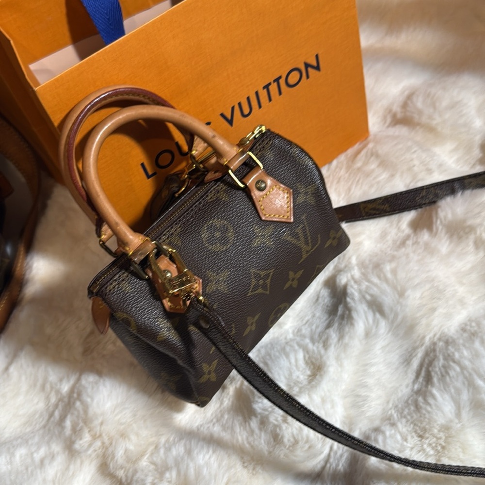 Louis Vuitton Brown Mini Monogram Bag - Picture 10 of 16